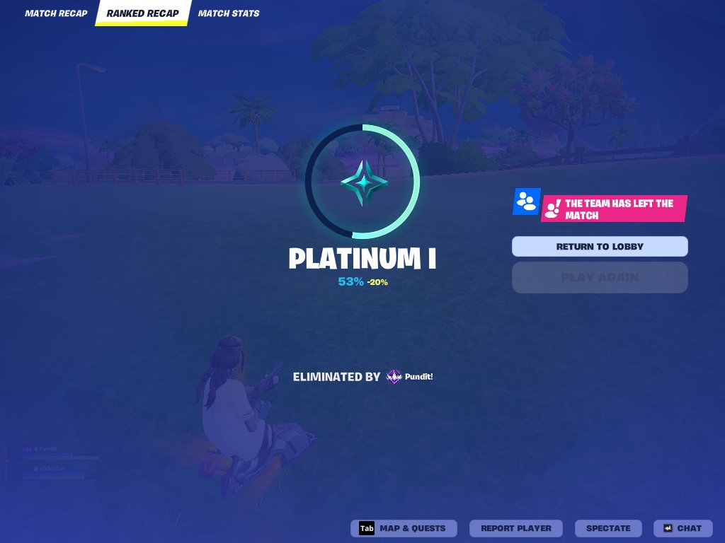 S4ny1Y's tweet photo. @FortniteStatus the ranked is so bad there is nowhere to go fix it pls https://t.co/gvZLG98KG9