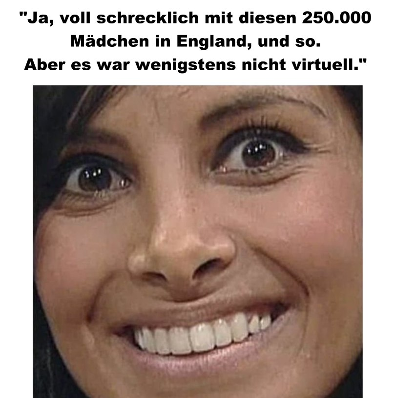 ReimondHoffmann's tweet photo. Da sind 250.000 real, oft bestialisch durch Pakistanis vergewaltigte britische Mädchen und sie haben in Deutschland einen absoluten Bruchteil der Aufmerksamkeit von Frau Fernandes erhalten. https://t.co/N6xxIwNOO0
