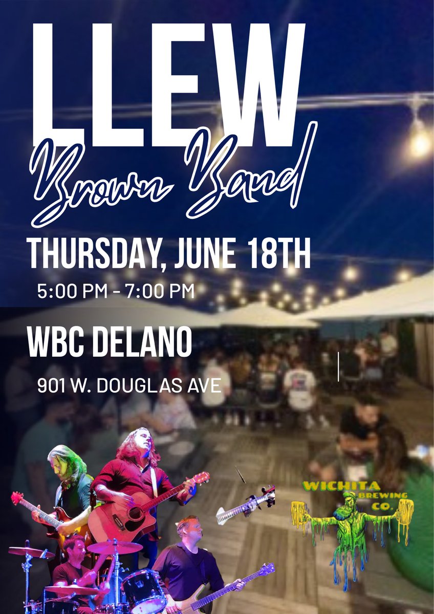 WichitaBrew's tweet photo. Tonight: Trivia @ WBC West🤓

Tomorrow: Pre-Downtown Concert Getdown @ WBC Delano🎶🤠 https://t.co/sU99Ub9jlp