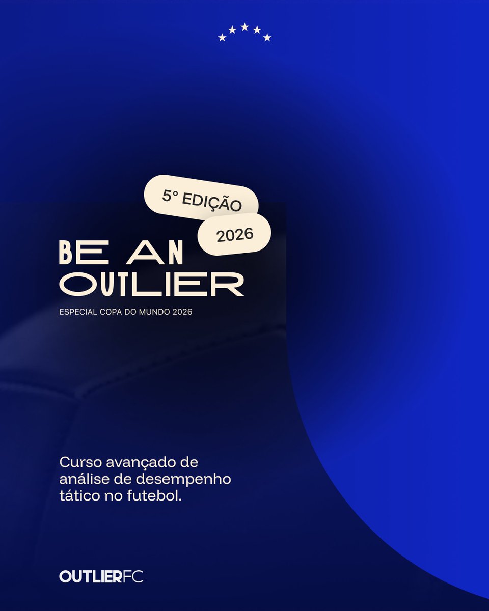 outlierfc's tweet photo. É exatamente isso que trabalhamos com os nossos alunos no Be An Outlier! Desenvolvemos a capacidade de enxergar o jogo além da ação principal e compreender a lógica por trás de cada movimento.

📋 As inscrições vão até o dia 22 de junho. Garanta sua vaga e evolua seu futebol: https://t.co/rNFWw3Gv1E

#ThinkLikeAnOutlier