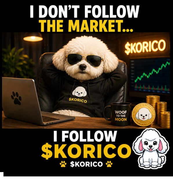 latawrites's tweet photo. The market told me to diversify.

The dog told me to stay.

I listened to the dog.

$KORICO

0xbb87Dc5daAC59D6e11ea2461cA69543f4B844444 https://t.co/g75PjENAZj