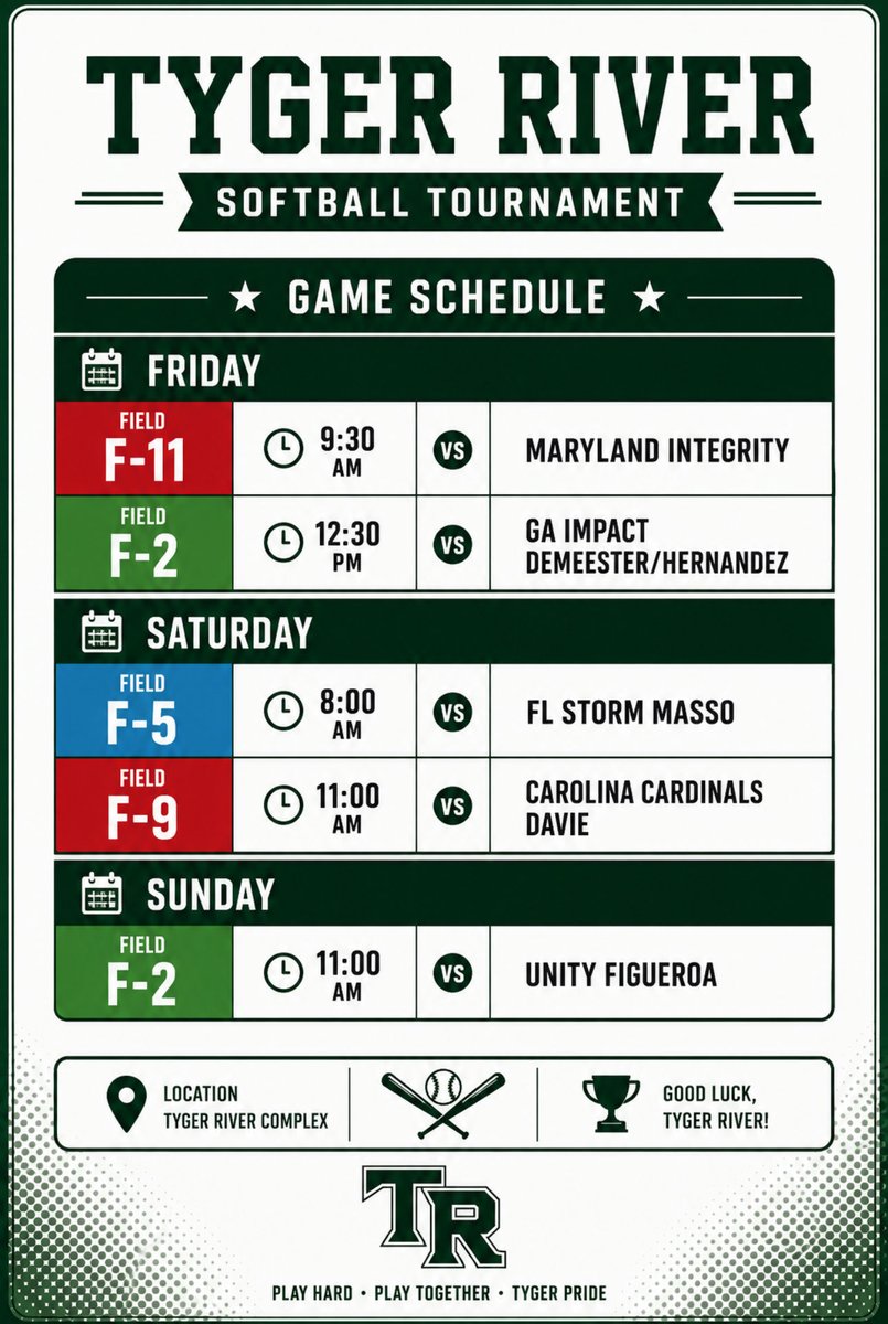 addison_sharp28's tweet photo. Super excited to play in the DC Summer Showcase this weekend in Tyger River! Our schedule is below and we would love for you guys to come watch! @crushcorn07 @samig_07 @UpstateSoftball @PACKUPSTATE @HawkinsChawkins @KatieRepole @rittmanjohn @ClemsonCoachKJ @CoastalSoftball https://t.co/UwAPumyYh3