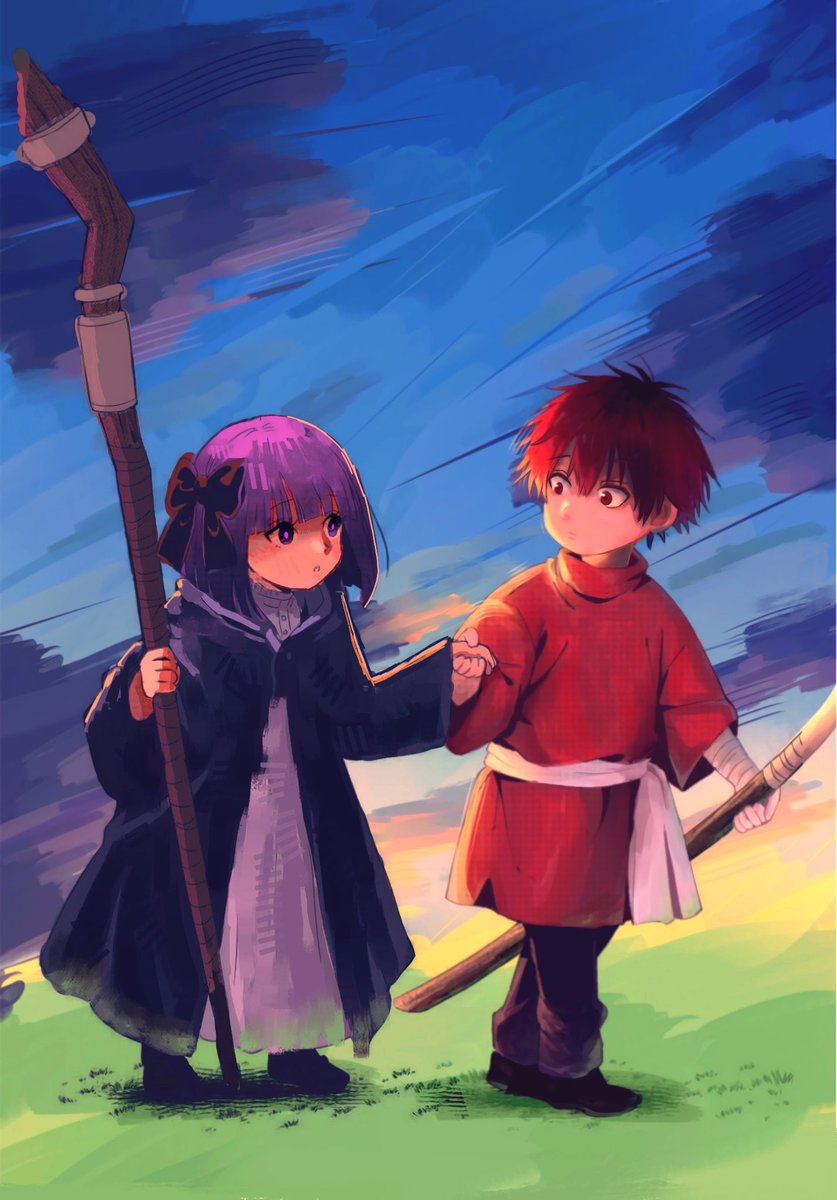 memerdaa's tweet photo. Fern and stark 
#frieren https://t.co/cJQrOJy71V