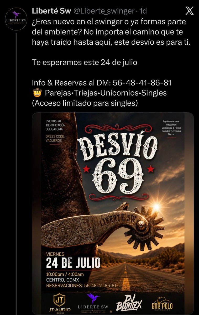 Alan_y_Emma's tweet photo. Amigos no se lo pueden perder será un evento magnífico nosotros ya tenemos nuestro acceso tenemos que apoyar a los nuevos club SW y que esto siga creciendo tenemos muchas ganas de saludar a muchas parejas singlers y chicas unicornio 🦄 ese día iremos a disfrutar al máximo... https://t.co/SjYtly5web
