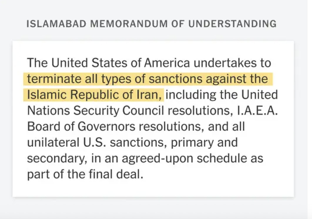 tatunotoco's tweet photo. O Irã venceu a guerra ✊🇮🇷

"Os EUA comprometem-se a encerrar todos os tipos de sanções contra o Irã, incluindo as resoluções do Conselho de Segurança da ONU, as resoluções da AIEA e todas as sanções unilaterais dos EUA, segundo um cronograma acordado como parte do acordo final." https://t.co/QmFs7K8h6I