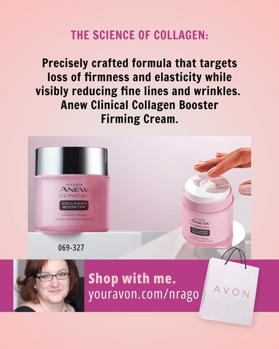 AvonLadyNJ's tweet photo. Meet Your Skincare MVP ✨
Our Collagen Booster Firming Cream blends proven peptides, gentle exfoliators, and amino acids in a sleek, hygienic airless pump.
Ready to add this to your routine? Tap the link in bio.
#CleanBeautyRoutine #SlowBeautyMovement https://t.co/lOS0Q4iwf3