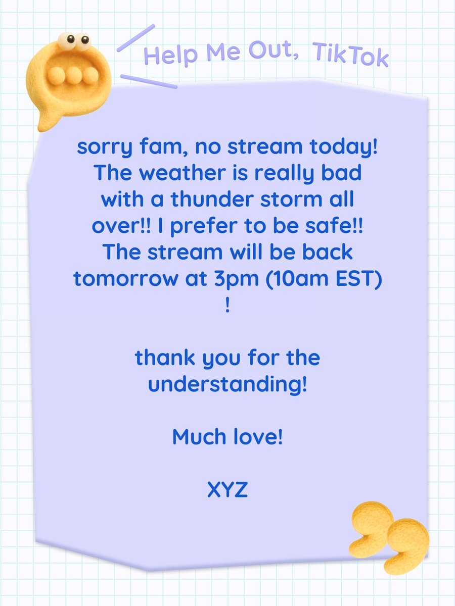 XYZ_NickyLarson's tweet photo. Thank you for your understanding and hope to see you all tomorrow at https://t.co/97Ejo23bQA !!

#streaming #gaming #twitchstreamer #kickstreamer #shedule #road4partner #fyp 

Much love!! https://t.co/1lt7AqCtnW