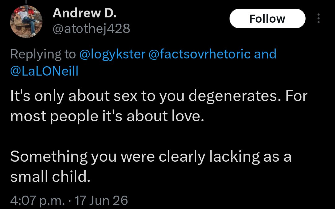 logykster's tweet photo. @factsovrhetoric @LaLONeill hilarious..the alphabet is about sexual orientation &amp; sexual identity..nothing about friendship..families..etc..but 'it ain't about sex' 😂 you're a 🤡 https://t.co/WAaZ9XdjDJ