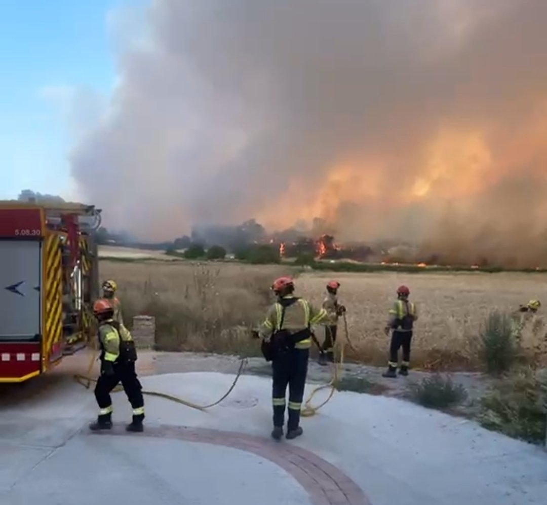 CCSegarra_PC's tweet photo. 🙌🏻Agraïment als qui heu treballat sobre el terreny en el dia d'avui en els #IFTalavera i #IFLlor: Bombers, GPIF i en especial a la gent del territori de les ADF de la comarca de #LaSegarra i dels pagesos, membres o no de les ADF, amb els seus tractors i arades. https://t.co/6RdVw3DTdB