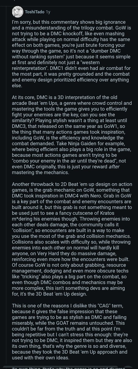 KalYippie's tweet photo. @nygma0451 @Taro_of_Agartha I think this is a pretty wah of describing Greek god of war's combat: https://t.co/vIvGJzUSJx