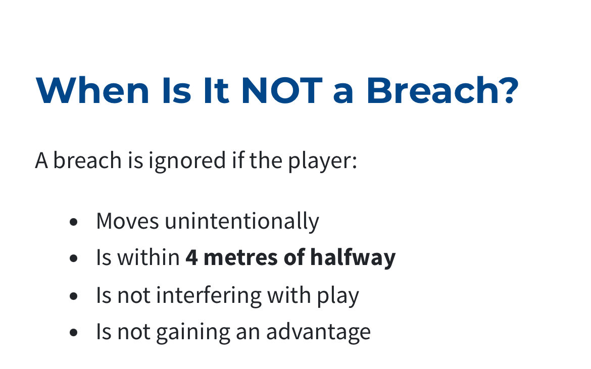 HayMaker2007's tweet photo. @GaelicStatsApp @CorcaighO They don’t have 4 players in their half, Sherlock interfered with play and gained an advantage, so I’d presume it should have been a free. Based on the below. https://t.co/Xy6eV6frgC