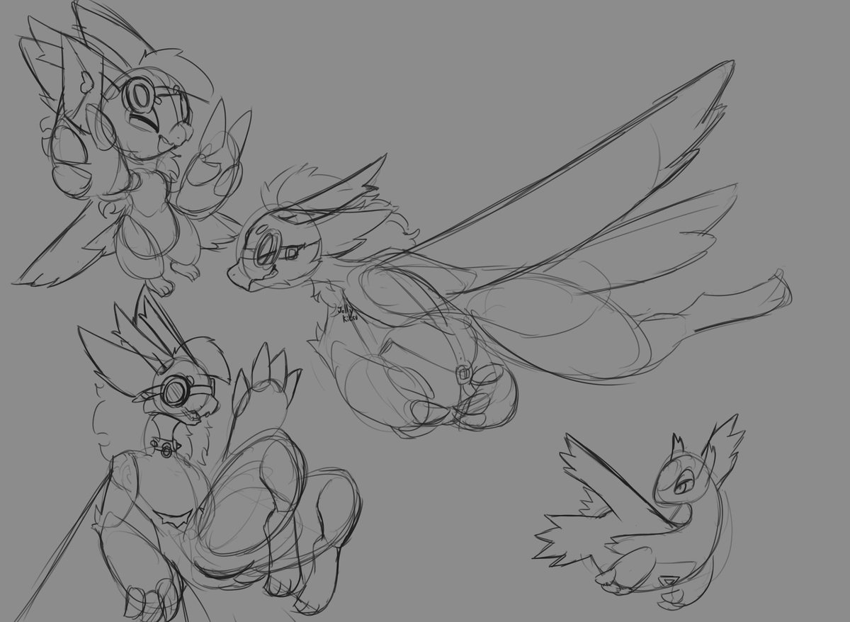 JellyKitsu's tweet photo. Bunch of doodles of (one of !) my favorite flying pear :3
-
#sketch #furry #latios #pokemon #wickerbeast #hybrid https://t.co/yhN3I0xu9T
