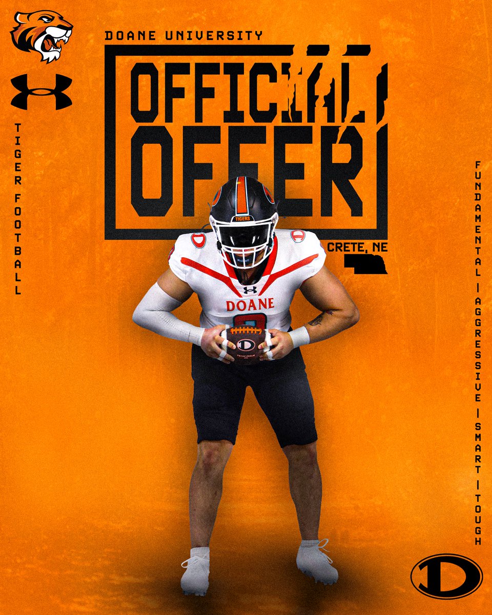 GTJones08's tweet photo. After speaking with @CoachV_Moon I’m grateful to receive an offer to Doane University! @DoaneFootball 
@BellevueWestFB @AREA__57 @coach_tank28 https://t.co/hVOdDdDVxx