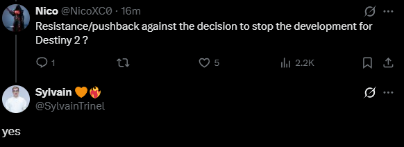 Abaddon_D2's tweet photo. This situation is just so insane. Even people at PlayStation are pushing back against this decision :/

The execs at Sony are just disgusting. Greedy and terrible people that have no care for anyone but themselves. https://t.co/N6z2a8uB1N