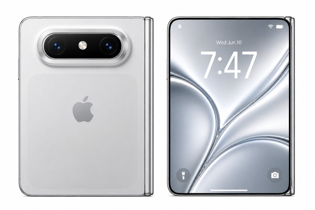 lunch_enjoyer's tweet photo. 2027 is shaping up to be a landmark year for Apple.  Rumored lineup: 

• iPhone 20 Pro series with an all new design 
• Foldable iPhone Ultra 2 
• Smart AirPods with cameras/AI features 
• Apple Smart Glasses 
• New AI powered wearables

This could be a big year for Apple. https://t.co/mAVhCuGOo1