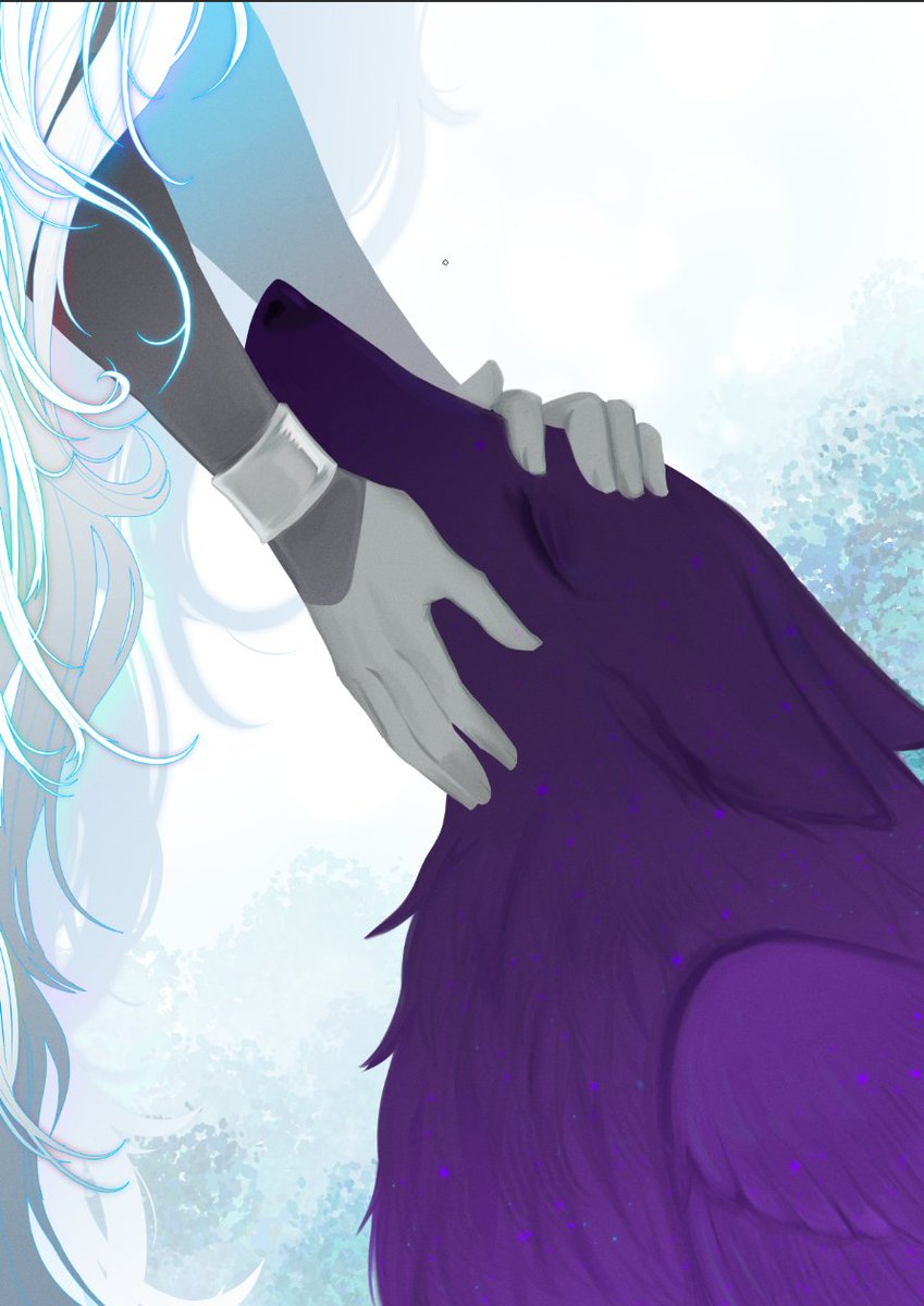 Sibylance's tweet photo. AU Part 1. Void
-
Solar, Void, and Arc all have sentient avatars that embody their respective elements. For Void, I have the wolf named Alpha Lupi. She is very loyal to Gardener. https://t.co/HJBiFLHbvF