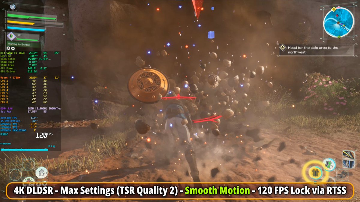 Sholvacri's tweet photo. The #EchoesofAincrad PC Demo is out, so I’m testing it on my R7 5700X and RTX 5060 Ti 16 GB.
 
This is a pretty barebones demo, when it comes to Graphics Settings, not a lot to tweak here.

Also, awful Camera Judder, but I found an easy enough fix. https://t.co/mxxr4hTxnl