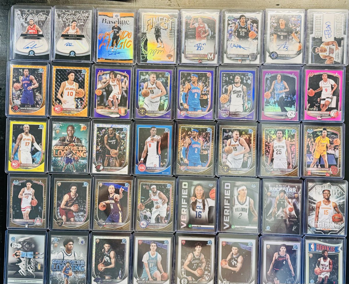 Gudgergolf's tweet photo. Amazing lot for sale !!!

140 total cards 

All pack fresh and clean 

Over $600 in Comps 

Firm at $400 Shipped 

Take a look as there are some huge stars in the lot. 

Take below or DM https://t.co/OjRBHlhOil