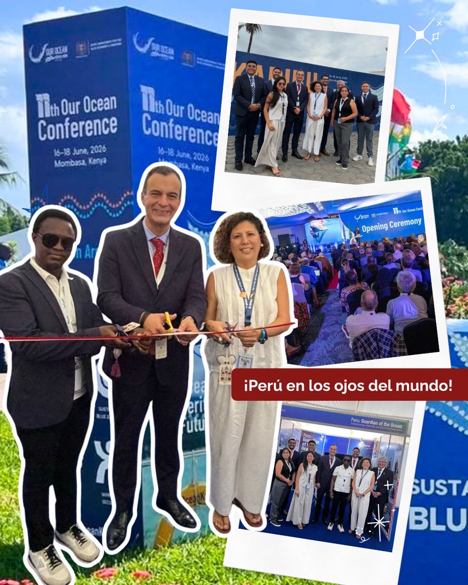 CancilleriaPeru's tweet photo. #OurOcean 🌊 | Perú reafirma su liderazgo en gobernanza oceánica.

En la XI Conferencia #OurOcean2026, el Perú presentó sus avances en conservación marina, gestión sostenible e investigación científica. 

La delegación peruana, liderada por la Cancillería , anunció el compromiso para  el inicio del expediente técnico para la creación de una nueva área protegida Cordilleras Profundas del Norte, frente a las costas de Tumbes y Piura. 

A través de stand titulado “Peru: Guardian of the Ocean”, se presentó la visión de nuestro país sobre la conservación y el uso sostenible de los recursos marinos.

👉 https://t.co/RrOMxm8eWO