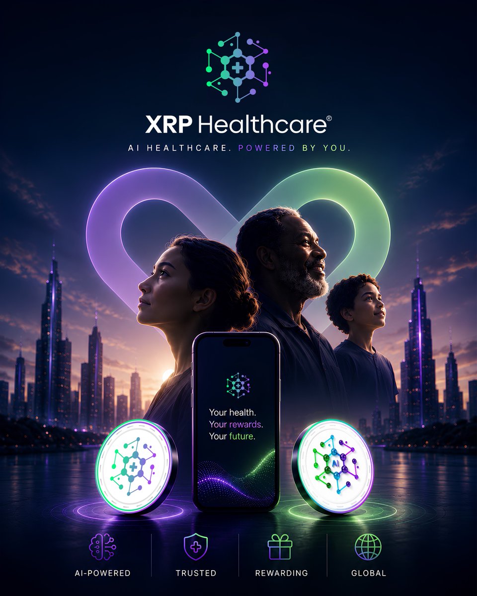 Healthcare is a $10+ trillion industry.
Yet most people only engage with their health when something goes wrong.
We believe the future looks different.
An AI healthcare ecosystem where healthy actions can earn rewards.
That’s what XRP Healthcare is building.