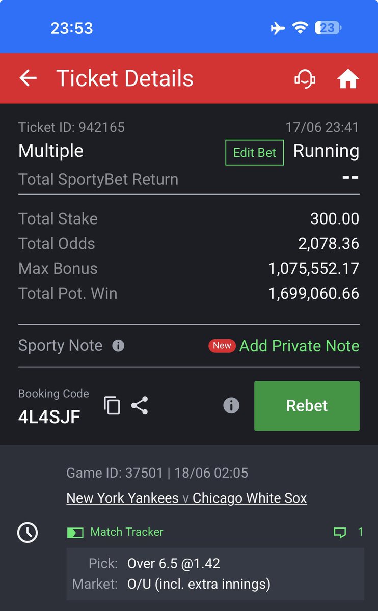 Bw_princes's tweet photo. 🏦 2000+ Odds ➡️ 4L4SJF [⚽️⚾️🏀]
🏦 50+ Odds ➡️ 4HMTVB [⚽️🏀]
🏦90+ Odds ➡️ 4T7T0G [⚽️🏀]

🔴Midnight Chase
💯💯❤️❤️ https://t.co/XruFexDjnF