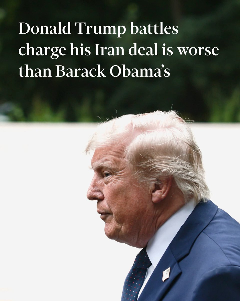 Mike051270's tweet photo. FINANCIAL TIMES:
Los críticos del acuerdo del presidente estadounidense se preguntan si las concesiones hechas por Teherán justificaron cuatro meses de guerra, miles de millones de dólares en costos, el agotamiento de las reservas de armas y las fricciones con los aliados. https://t.co/4nNeZP2r1V