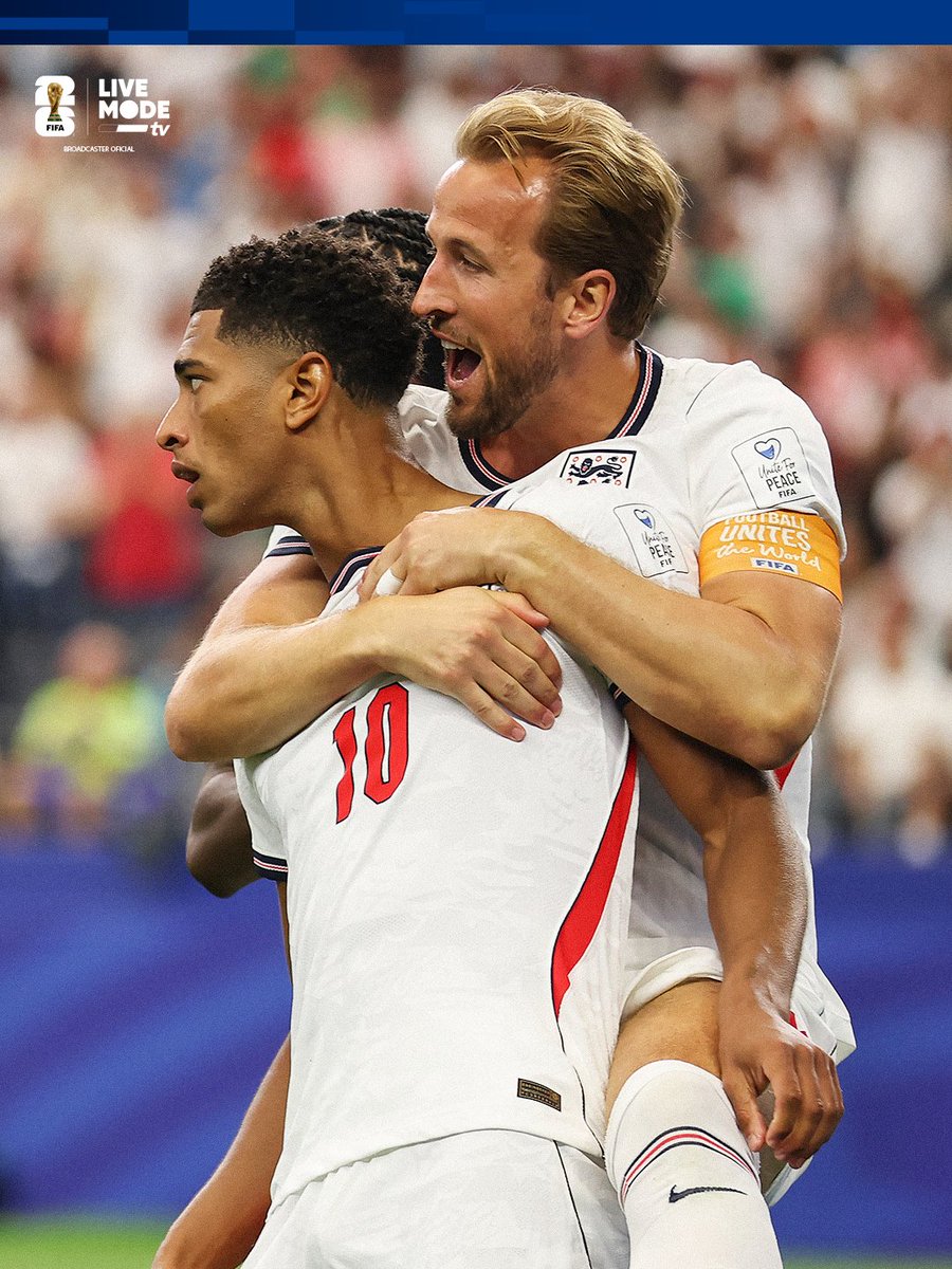 LiveModeTV_PT's tweet photo. NUNCA DUVIDES DE JUDE BELLINGHAM!!! 🏴🔥
O MÉDIO COLOCA A INGLATERRA EM VANTAGEM!!! ⚽
#MadeInLMTV #Mundial2026 https://t.co/b45PIkiB9T