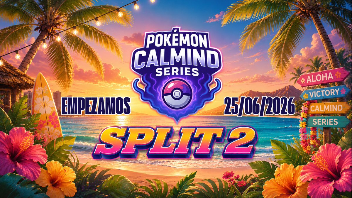 calmind_team's tweet photo. Después de estos meses sin competición... Volvemos con la Pokémon CalMind Series.

Os queremos presentar el inicio de nuestro segundo split.

📅JUEVES 25 DE JUNIO

Página web oficial de Pokémon CalMindSeries⏬⏬
https://t.co/lGPZecEeuT

#PokémonCalMindSeries Split 2 ✴️💜 https://t.co/tNJFapPK8M