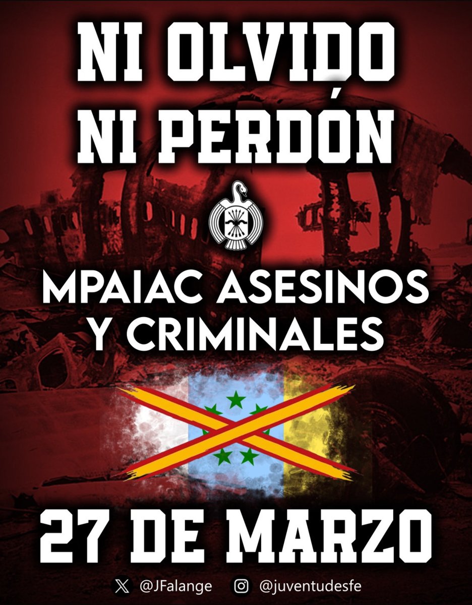 CANARY_FASCIST's tweet photo. @AwanakKanarya VUESTRA BANDERA ESTA MANCHADA DE SANGRE https://t.co/REdSJFQy4p