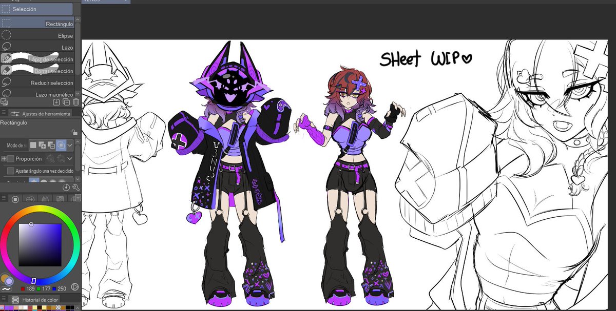 AlexKleinIlus's tweet photo. Character Sheet Comm (WIP)💜
#artmoots #cuteart #commission #artistsontwitter https://t.co/aEW5FyC2mK