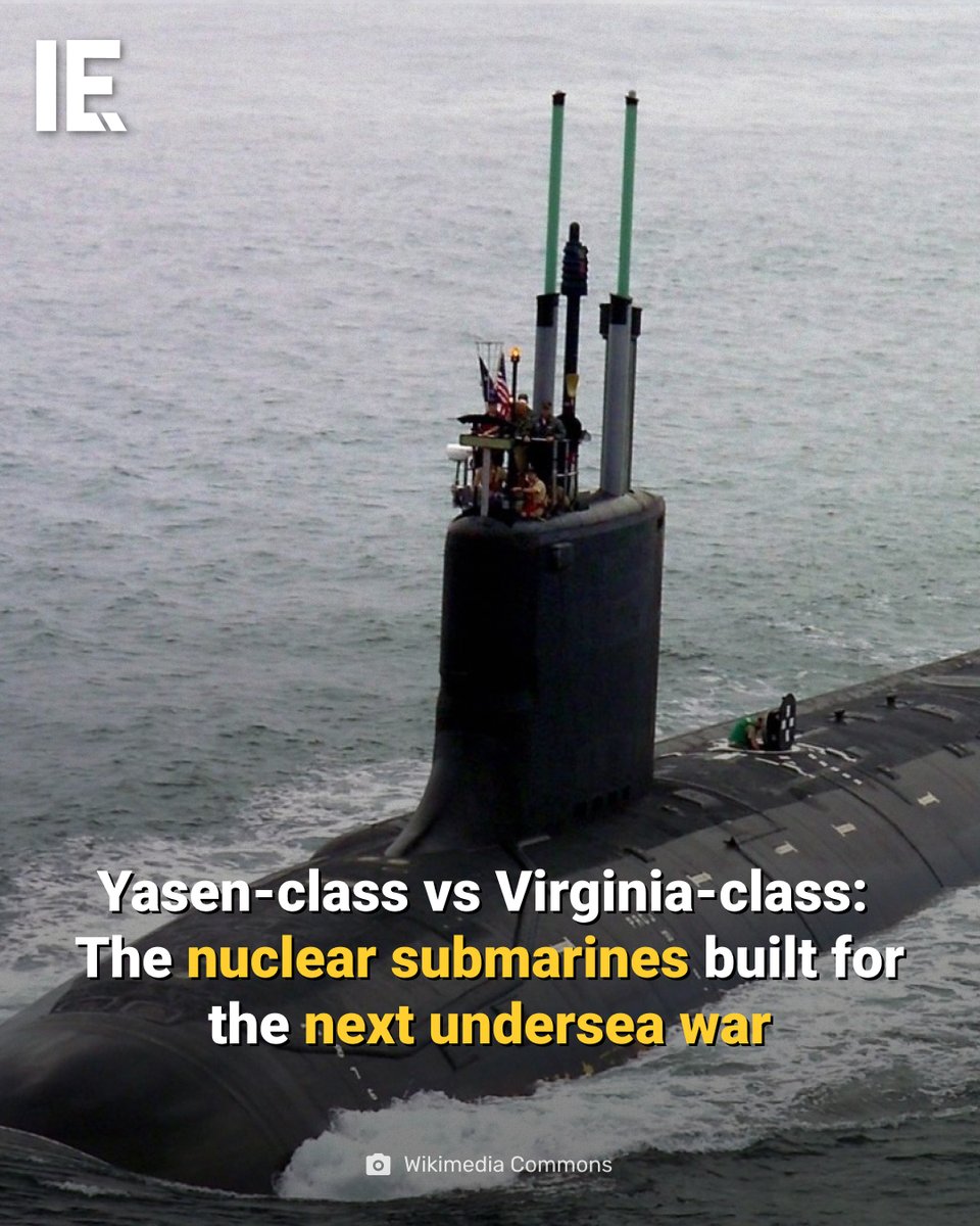 IntEngineering's tweet photo. Russia brings firepower. America brings stealth. Who wins underwater?
https://t.co/nxCeAzPEht

#SubmarineWarfare #VirginiaClass #YasenClass https://t.co/yrVn3lL6E8
