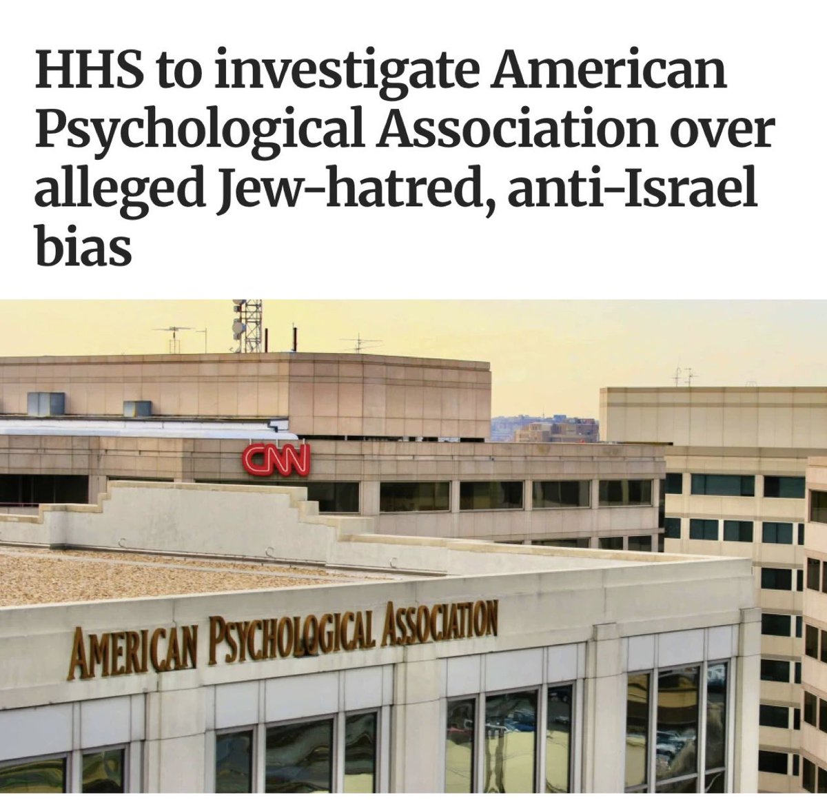 trishaposner's tweet photo. Incredible: Jew-hatred with a license. The American Psychological Association is now pathologizing Zionism as a “mental illness” via their “Decolonizing Therapy” racket — while glorifying Hamas, whitewashing Oct 7 as strikes on “military targets,” and letting members call Jews “psychotic.”

HHS is investigating — and every decent person should demand they shut this poison down. Jewish therapists harassed? Reports buried? Enough.

The APA is the same organization that has given a greenlight to pediatric “gender affirming care” so I guess I’m not surprised that they are on the radical progressive side of any Israel or Jewish matter.

#Antisemitism #APA #JewHatred