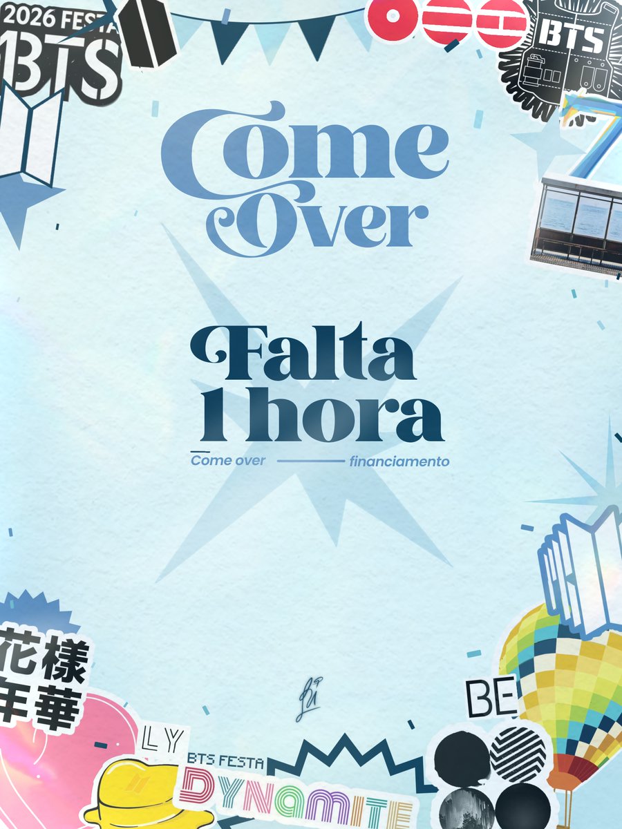 BTSOniTunesBR's tweet photo. 🎯| LEMBRETE

Hoje é o penúltimo dia de financiamentos para “Come Over” e estamos com pouquíssimas compras garantidas no iTunes Brasil 🇧🇷

O mutirão de compras começa às 20h (BRT), esperamos por vocês!

🔗| Para receber o financiamento: https://t.co/2vXFOf0tMr https://t.co/jwvHPu6dAX