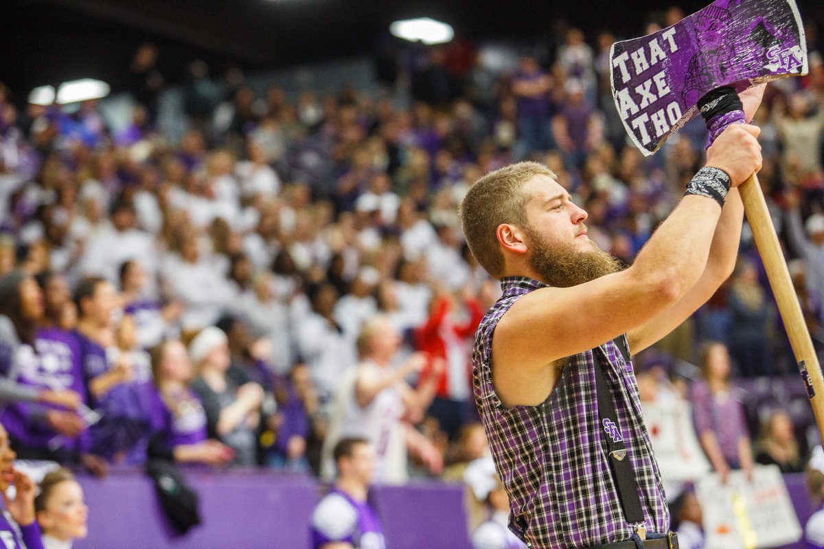SFASU's tweet photo. Through the years, our Lumberjack and Ladyjack have brought the pride, spirit and energy that make SFA so special. πͺπ
On National Mascot Day, we celebrate them and all they do to represent the Lumberjack family with enthusiasm and heart. π
#AxeEm | #LumberjackPride https://t.co/Px5mEDiXwm