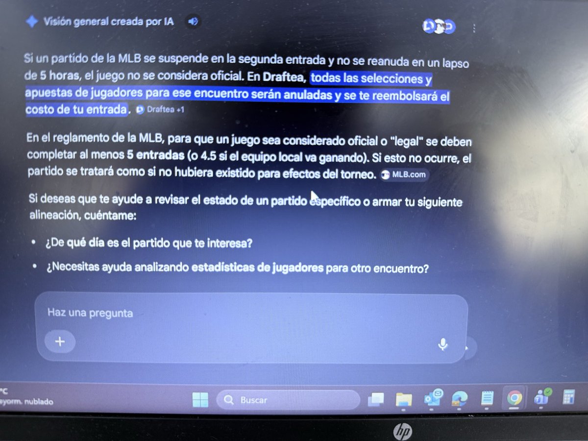 toosoto22's tweet photo. @draftea_soporte Cumplan sus propias reglas en el jueho de Atlanta Braves solo fueron 2 entradas y se suspendió por más de 5 horas https://t.co/ES0g8xO8XG