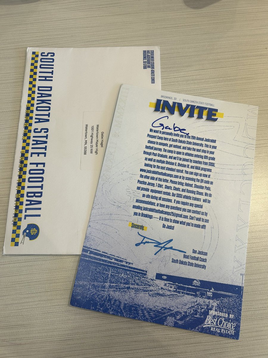 Gabe_Hagel's tweet photo. Super excited to be in Brookings tomorrow to learn & compete!
@CoachLoganMcc @Coach_Bergy #mnjacks https://t.co/hVWqNWgL90