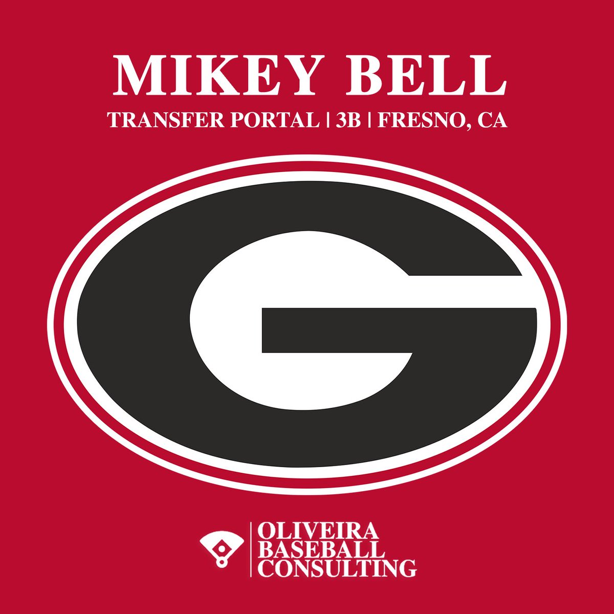 OBC_Recruits's tweet photo. Congrats to Mikey Bell on his commitment to the University of Georgia. The back to back WCC Player of the Year is heading to Athens to play for the Bulldogs. Couldn't be more excited for the Bell family #UGA #GoDawgs #SEC #Committed #OBC https://t.co/KPnNuBRatI