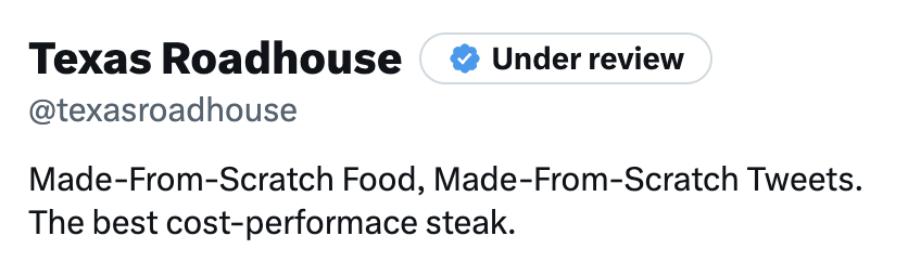 Texas Roadhouse tweet media