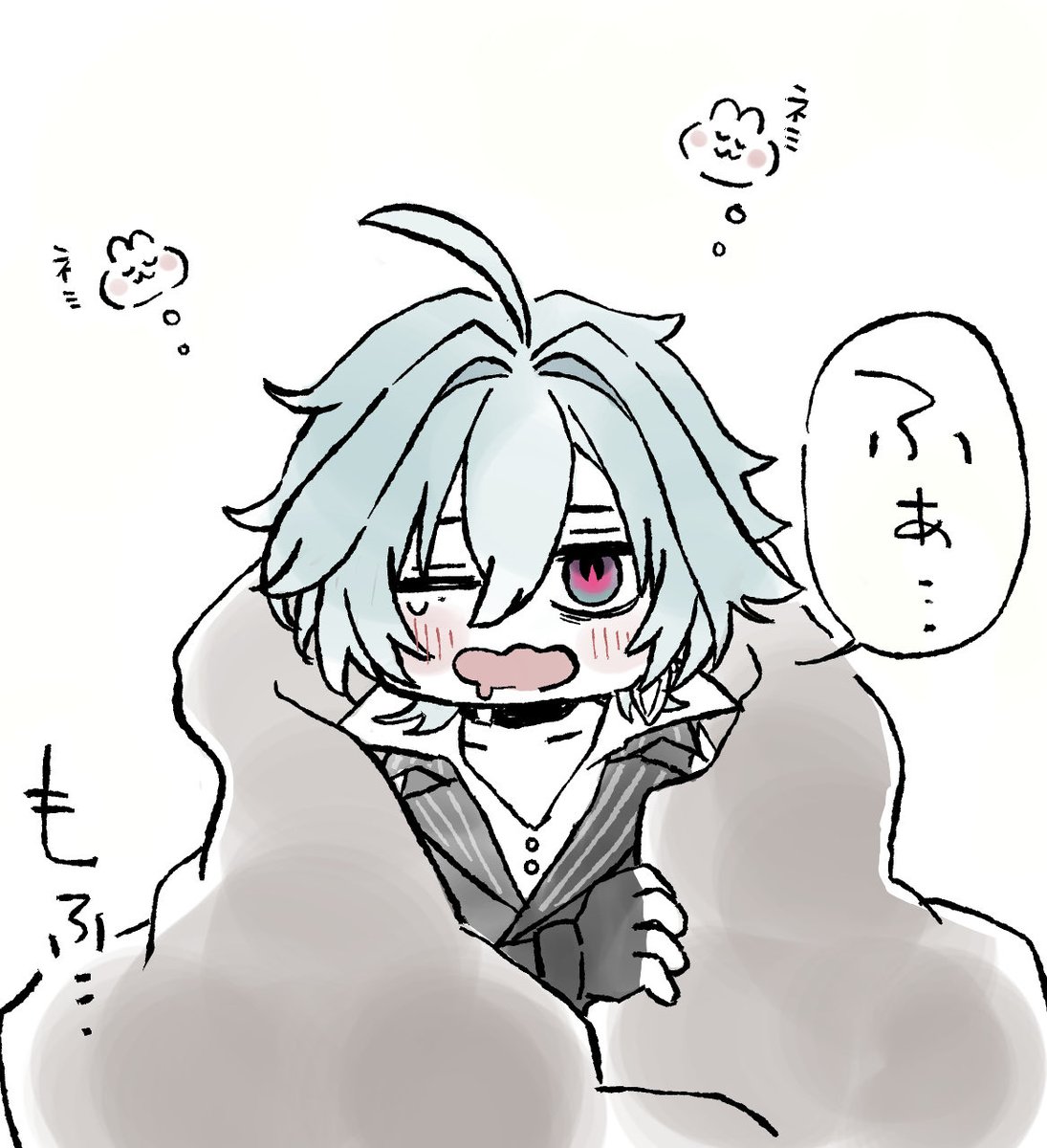 kmtuz's tweet photo. 今日のﾛｰｴﾝ🔷

寝起きぽやぽやおいとく…😪 https://t.co/i6ryEwqtZd