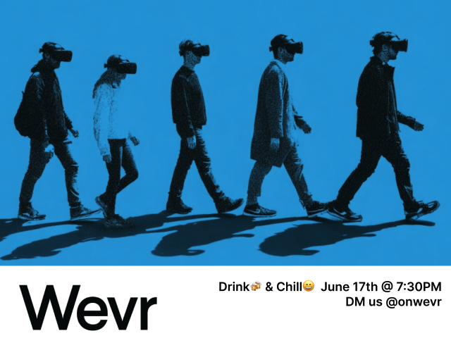 onwevr's tweet photo. Hello AWE 2026 creator and hackers.  Lets hang out. #awe2026  Hit us up and we will RSVP you. https://t.co/GqBkSdZeE2