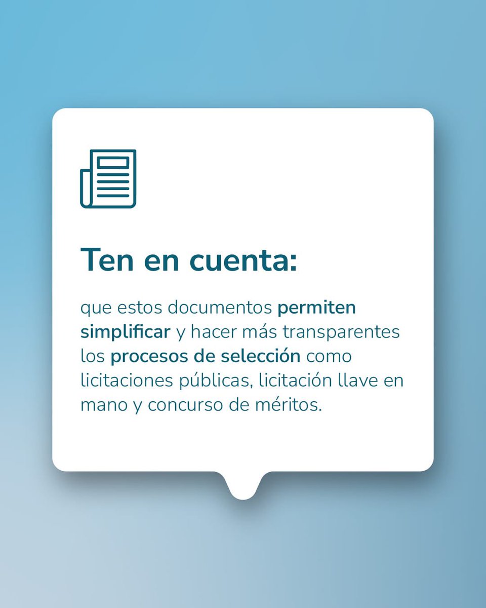 colombiacompra's tweet photo. Desde el 12 de junio están disponibles para consulta los borradores de las nuevas versiones de los Documentos Tipo de infraestructura de agua, aplicables a proyectos relacionados con la captación, gestión, administración y distribución de este recurso.

🔗 https://t.co/xcbDbXcpVs https://t.co/1wctkW5GAQ