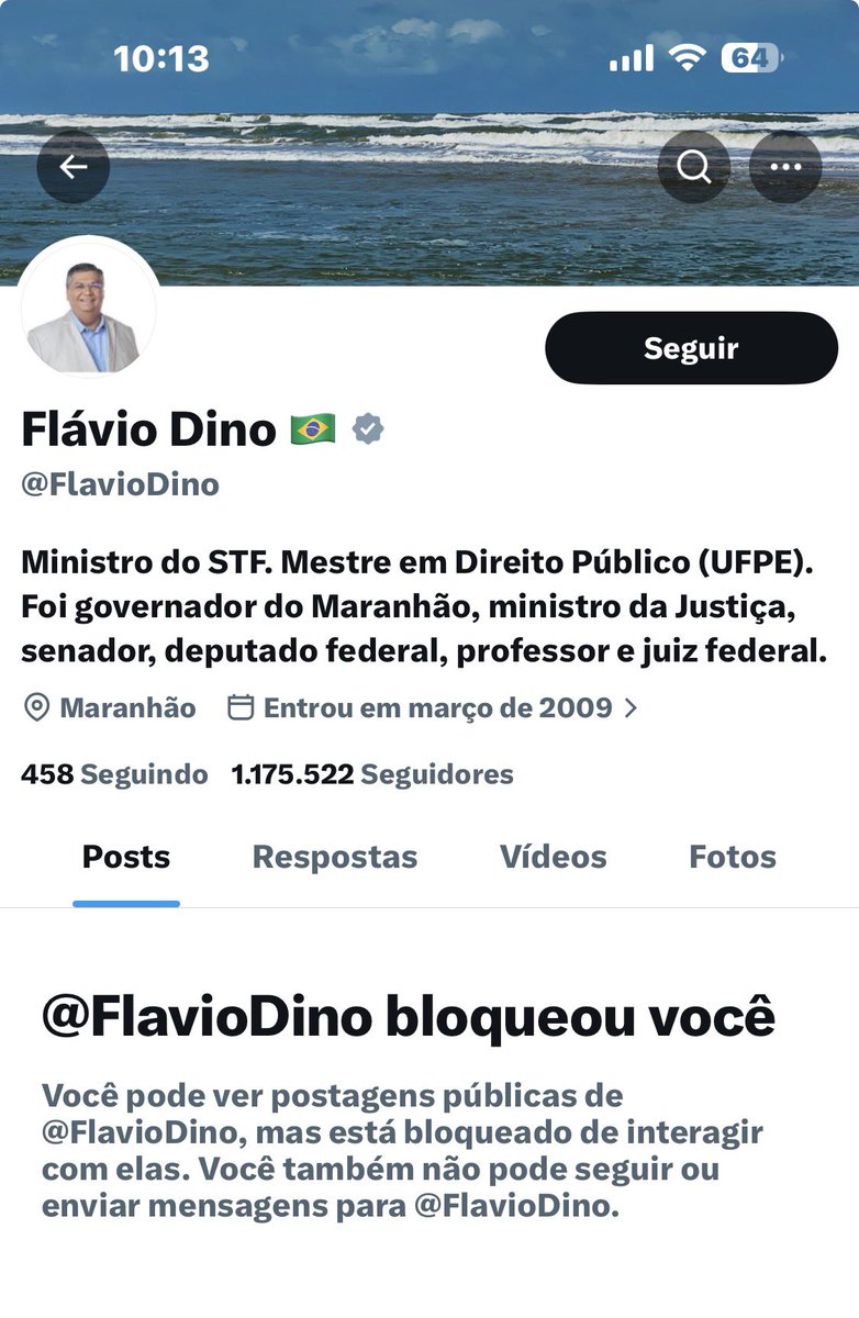 JoseDinisPFons1's tweet photo. B R A S I L

@STF_oficial 
@flaviodino

INFELIZMENTE É LAMENTAVELMENTE O MINISTRO DA SUPREMA  CORTE  NÃO GOSTA  DE CRÍTICAS. https://t.co/u6gQ1KuF36