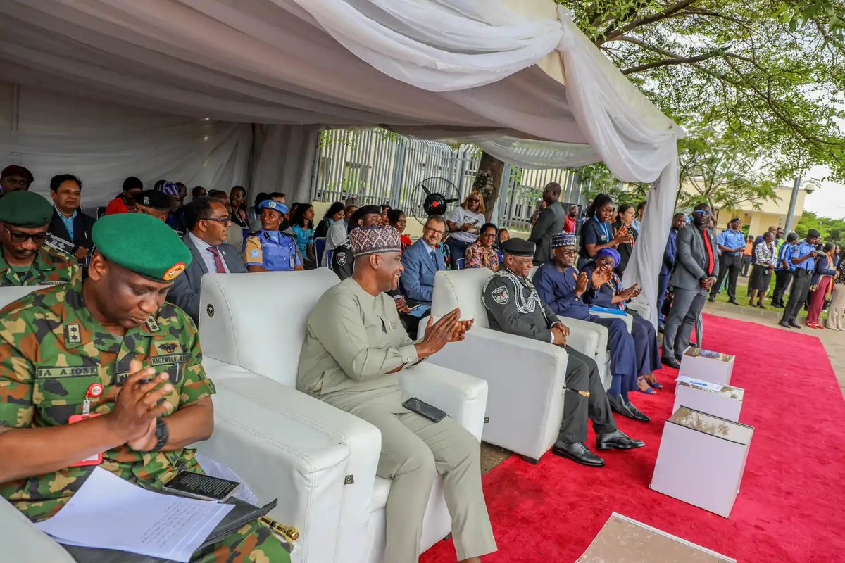 UN_Nigeria's tweet photo. Today, @PoliceNG and @UN_Nigeria marked #PeacekeepersDay, observed every May 29.
With the theme “#InvestinPeace,” the event honored peacekeepers’ courage, service and sacrifice, and remembered those who lost their lives in the line of duty while serving under the UN flag.
#PKDay https://t.co/3GAfPbsMqV