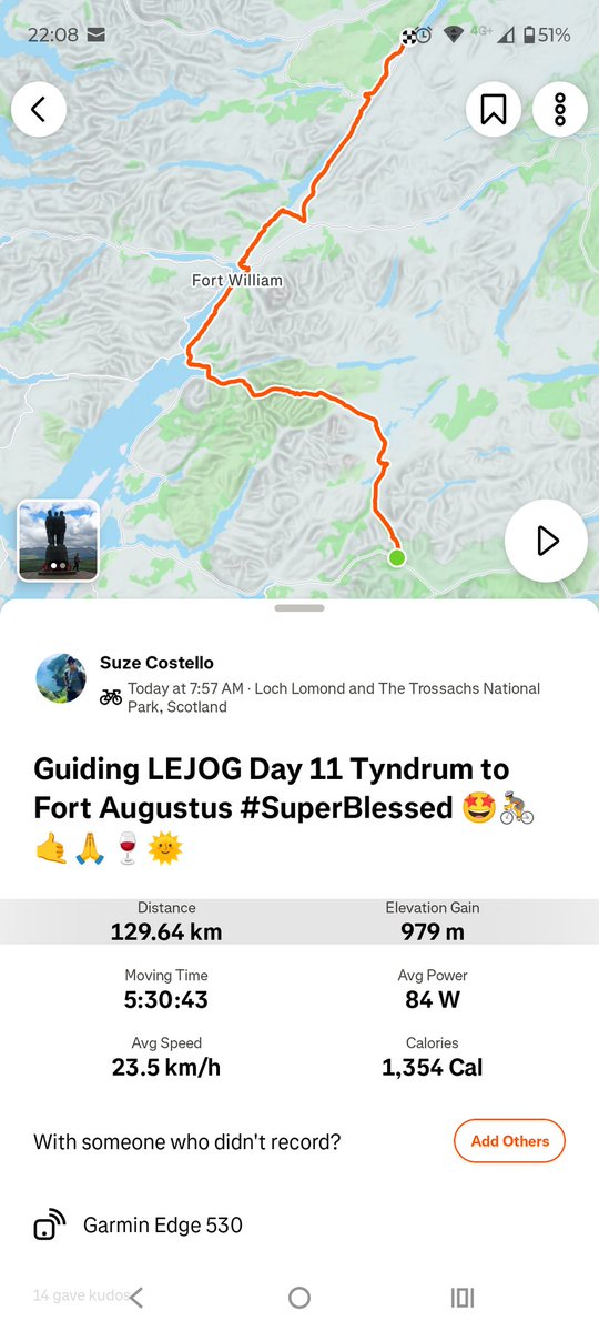 suzecostello's tweet photo. Guiding LEJOG Day 11 Tyndrum to Fort t 🤩🙏🥰🚴 https://t.co/IlSj88UAfM