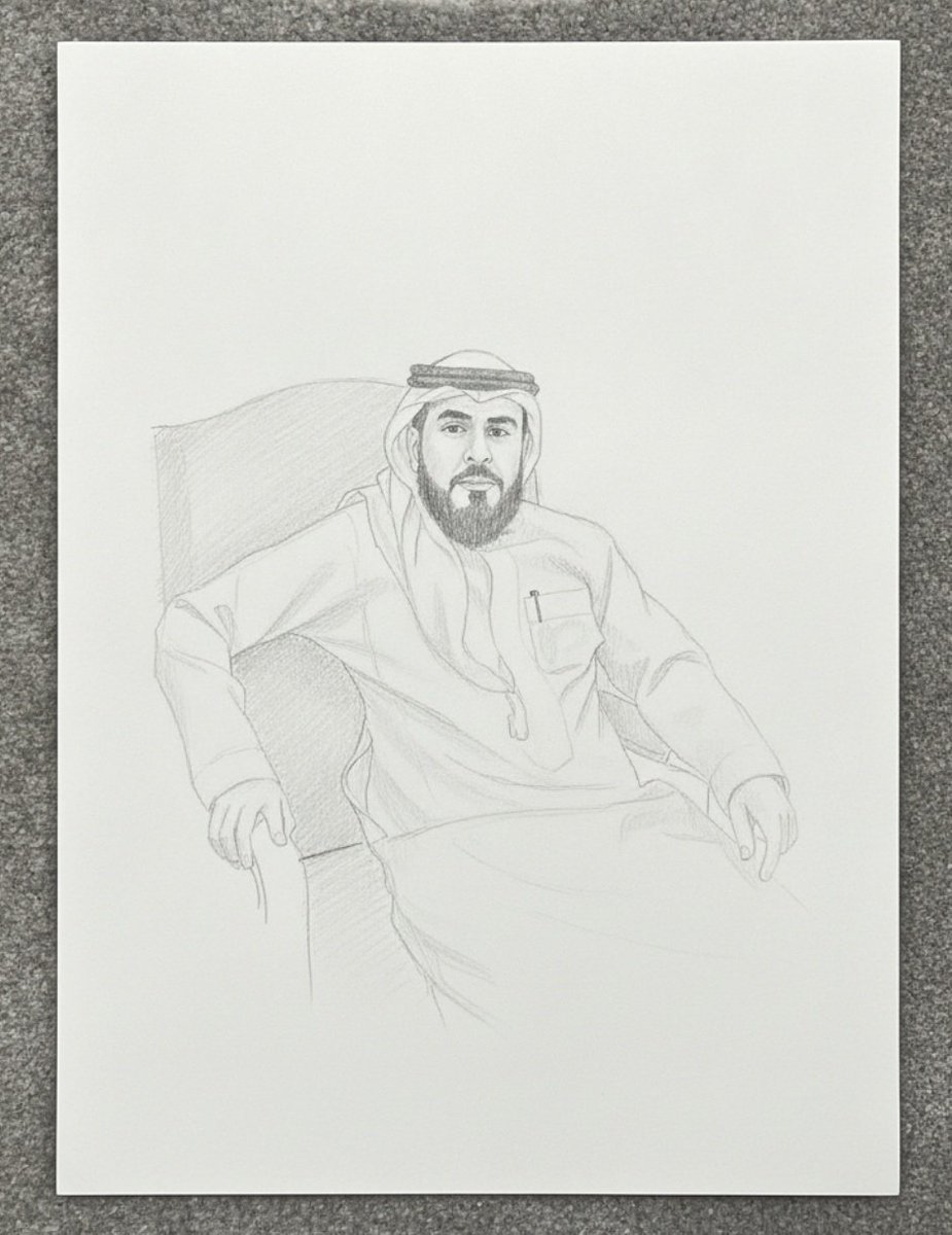 tab_ny8308's tweet photo. @mhdylnzy6 
السلام عليكم اخوي مهدي العنزي. 
عملت رسمه لصورتك وإن شاء الله تنال اعجابك 🙏🏻
وأتمنى منك تشجعني وتفرحني بمبلغ بسيط. لأن الرسم هو مصدر رزقي الوحيد لي ولعائلتي 🤍 https://t.co/akERZPM2eK