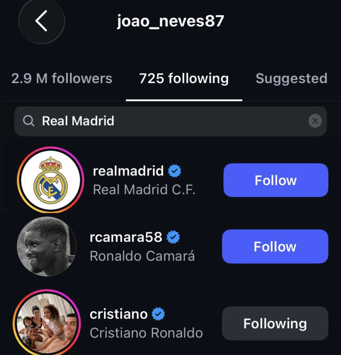 Vera_RMCF's tweet photo. 🚨NEW : Joao Neves  has followed Real Madrid  on IG Today😳

It’s happening !!! https://t.co/kcoTfUdbax