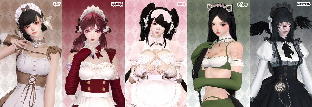 igakitcat's tweet photo. 🤎❤️🩷💚🖤

Playing barbie with the girls is the best 🥰 https://t.co/hsJLq7vPlL