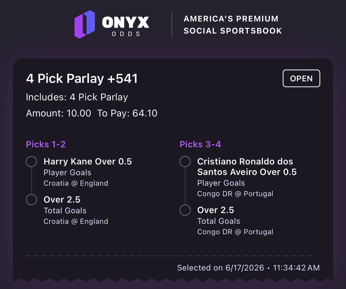 Genaro159's tweet photo. Two slips today for the homies 🤫 … Total goal lines can be alted down to 1.5 if you prefer. I like the over 2.5 for both tho.  #worldcup https://t.co/QjHkLxXBGM