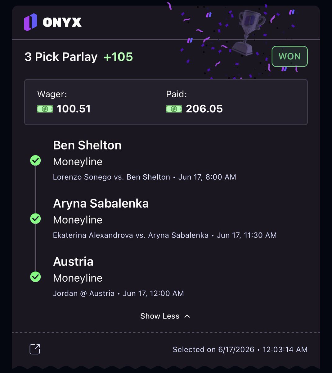 BaneSquad_'s tweet photo. CASH IT #BANESQUAD ✅

$100 to win $200 ✅

If this tweet get 200 likes, l’ll tweet the $200 to win $400 play. 

Or you can just get it from my Winible if you don’t want to support the tweet 🤷🏽‍♂️⬇️

$200 to win $400 play already posted ⬇️

https://t.co/WDEwcwjflw https://t.co/IbG7hMhy0l