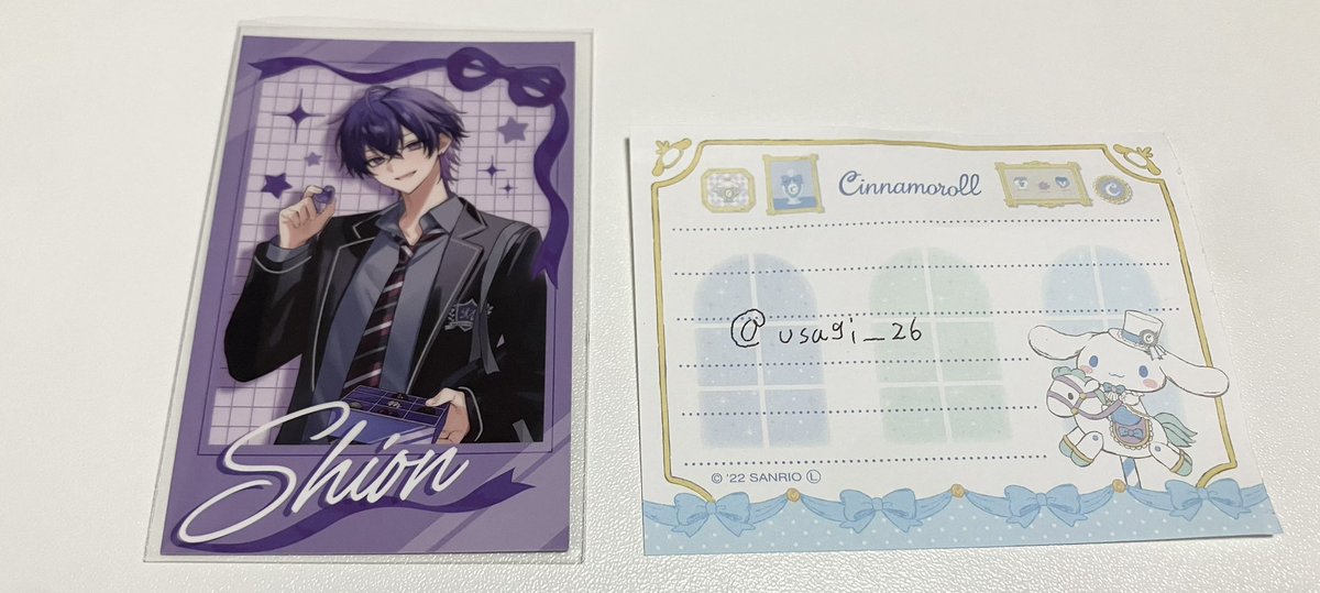 usagi_26's tweet photo. @kokoro_3719 初めまして。検索より失礼します。

当方、💜等身1点所持しています。
🤍同種との交換可能でしょうか？
ご検討、よろしくお願いいたします。 https://t.co/5WXKiRY9JV